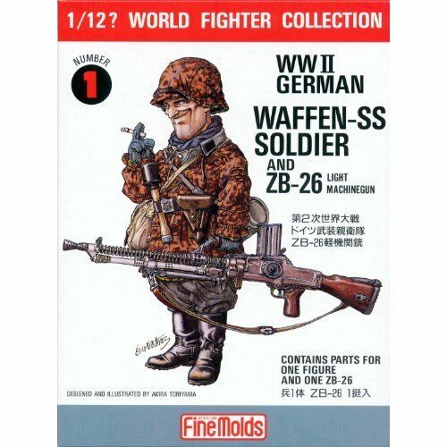 Finemolds 1/12 World Fighter Collection German Waffen-SS Soldier FT-01