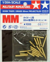 Load image into Gallery viewer, Tamiya 1/35 German 88mm Brass Shells and Casings 35189