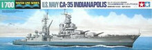 Load image into Gallery viewer, Tamiya 1/700 US Heavy Cruiser Indianapolis CA-35 Waterline Kit 31804