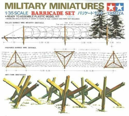 Tamiya 1/35 Barricade Set 35027