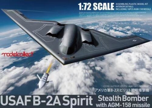 Modelcollect 1/72 US B-2A Spirit Stealth Bomber with AGM-158 Missile UA72214