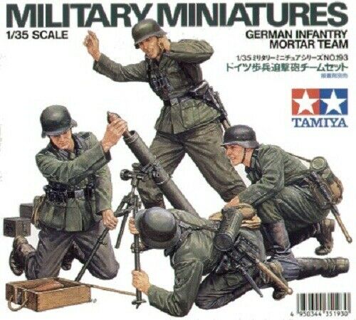 Tamiya 1/35 German Infantry Mortar Team 35193