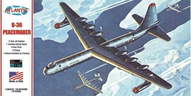 Atlantis 1/184 US B-36 Peacemaker Giant Bomber H205