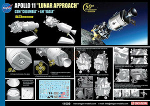 Dragon 1/48 Apollo 11 Lunar Approach CSM Columbia +  Module Eagle 11009