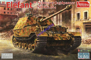 Amusing Hobby 1/35 German Elefant Schwerer Jagdpanzer Sd.Kfz.184 35A033 SALE!