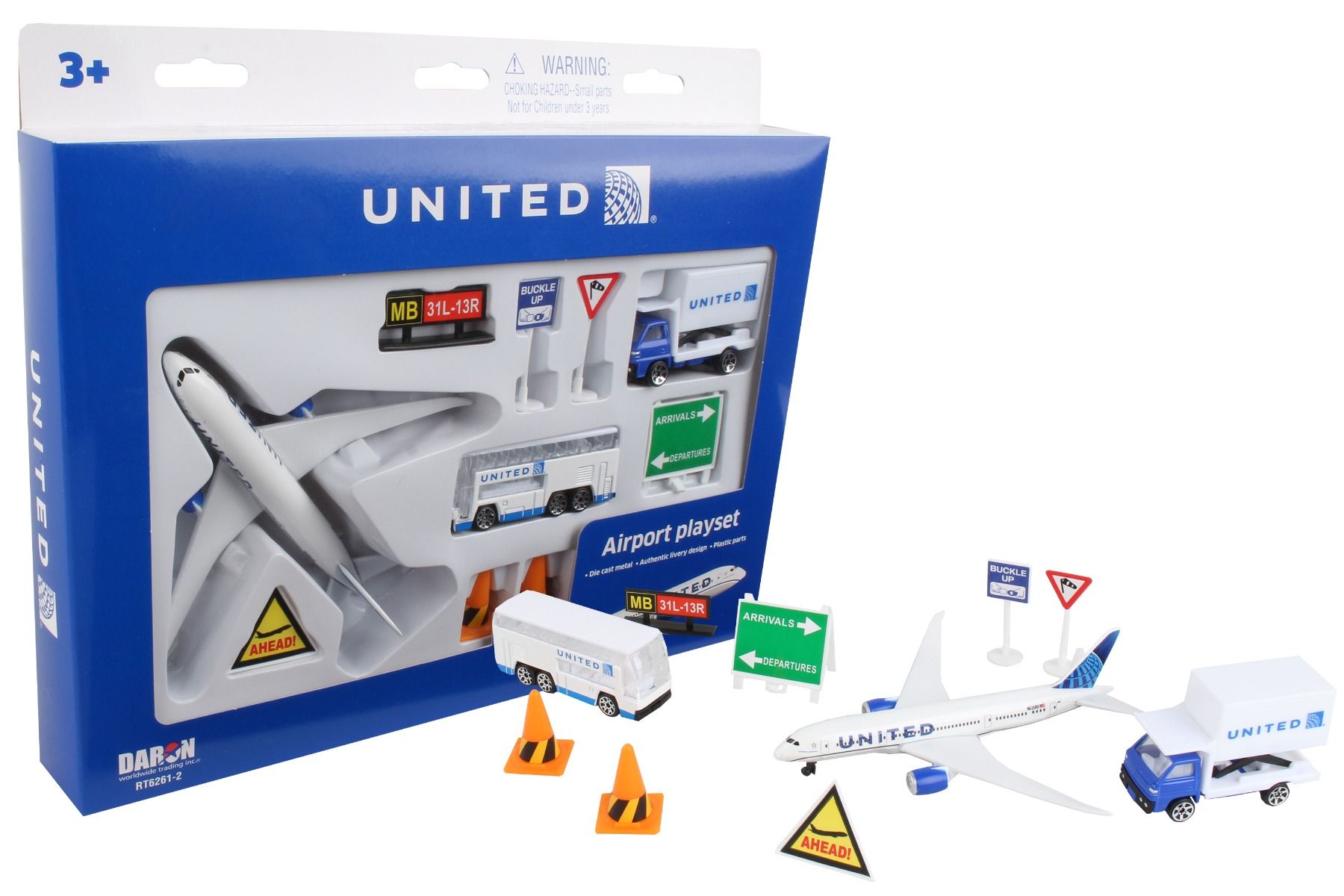 Daron Playset United Airlines Airport RT6261-2 – Burbank's House