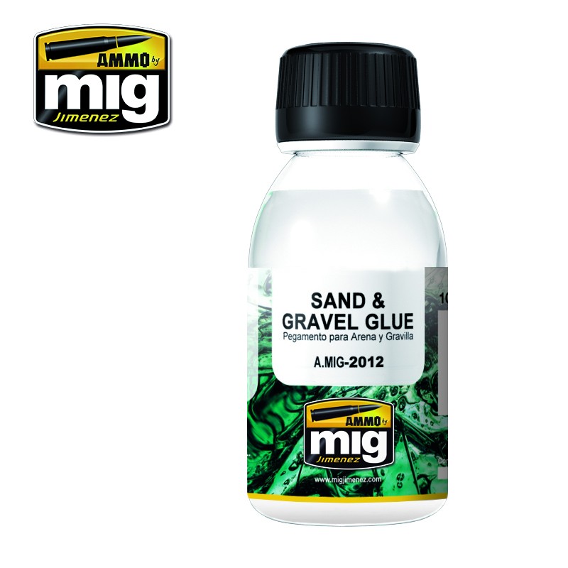 Ammo by Mig AMIG2012 Sand & Gravel Glue 100ml