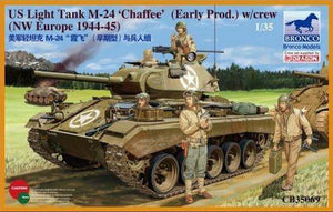 Bronco 1/35 US M24 "Chaffee" (Early Prod) W/Crew NW Eroupe 1944-45 35069