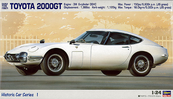 Hasegawa 1/24 Toyota 2000GT 1967 HC1 21101 – Burbank's House of