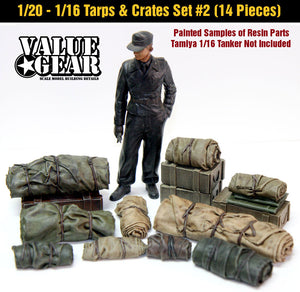 Value Gear 1/20 - 1/16 Universal Tarp Rolls & Crate Stowage Bits #2 16-UTB-02