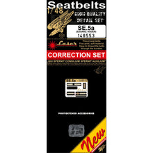 Load image into Gallery viewer, HGW 1/48 British SE.5a Microtextile/Photoetch Seatbelts 148553