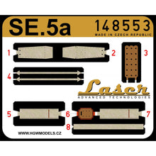 Load image into Gallery viewer, HGW 1/48 British SE.5a Microtextile/Photoetch Seatbelts 148553