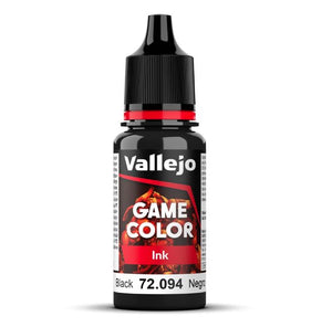 Vallejo Game Color 72.094 Black Ink 18ml