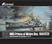 Load image into Gallery viewer, Flyhawk Models 1/700 British Battleship HMS Prince of Wales 1941 FH1117