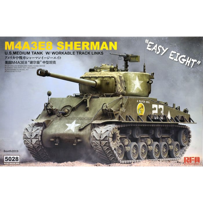Ryefield Models 1/35 US M4A3E8 Sherman 5028