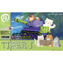 Load image into Gallery viewer, Doyusha Colorful Cute Tank German Tiger I w/ Workable Tracks CCT-4-2480