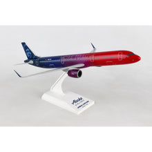 Load image into Gallery viewer, Skymarks 1/150 Alaska Air More to Love Airbus A321neo Plastic Replica SKR977