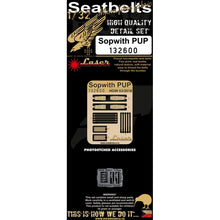 Load image into Gallery viewer, HGW 1/32 British Sopwith Pup Microtextile/Photoetch Seatbelts 132600