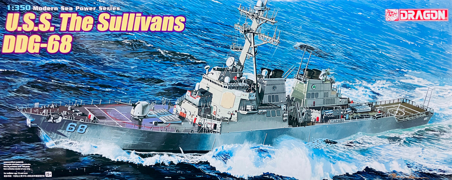 Dragon 1/350 US Destroyer USS The Sullivans DDG-68 1033