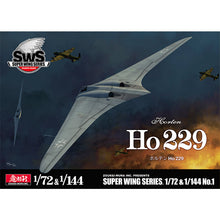 Load image into Gallery viewer, Zoukei-Mura 1/72 and 1/144 German Horten Ho229 Flying Wings (2 kits) SWS-1