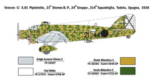 Load image into Gallery viewer, Italeri 1/72 Italian SM.81 Pipistrello 1388