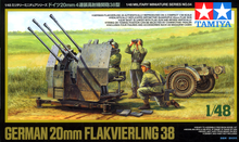 Load image into Gallery viewer, Tamiya 1/48 German 20mm Flakveirling 38 32554