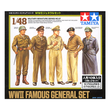 Load image into Gallery viewer, Tamiya 1/48 WWII Famous General Set (10 Figures) 32557