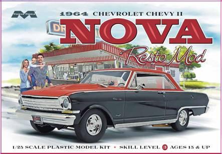 Moebius 1/25 1964 Chevy II Nova Resto Mod Car 2321