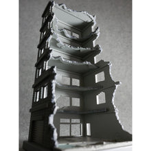 Load image into Gallery viewer, Tomytec 1/144 Dio-Com Destroyed Building A DCM02