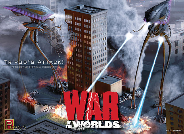 Pegasus 1/350 War Of The Worlds Tripods Attack Diorama 9006
