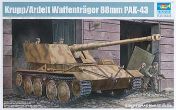 Trumpeter 1/35 German Krupp Ardelt Waffentrager 88mm PAK-43 01587