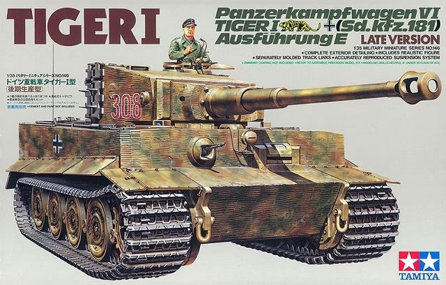 Tamiya 1/35 German Tiger I Late Version 35146