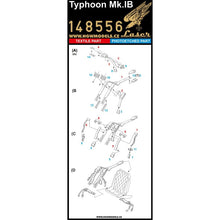 Load image into Gallery viewer, HGW 1/48 British Typhoon Microplastic/Photoetch Seatbelts 148556'