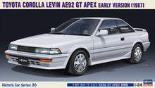 Load image into Gallery viewer, Hasegawa 1/24 Toyota Corolla LevinAE92 GT APEX Early Version (HC36) 21136