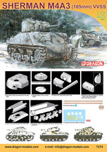 Load image into Gallery viewer, Dragon 1/72 US Sherman M4A3 (105mm) VVSS 7569