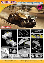 Load image into Gallery viewer, Dragon 1/72 German Sd.Kfz.223 Leichte Panzerspawagen (2 models) 7420