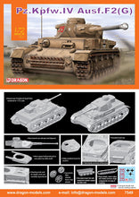Load image into Gallery viewer, Dragon 1/72 German PzKfw IV Ausf.F2 (G) 7549
