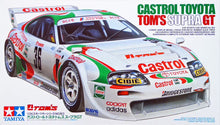 Load image into Gallery viewer, Tamiya 1/24  Castrol Toyota Tom&#39;s Supra GT Plastic Model Kit 24163