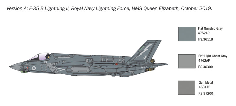 Italeri 1/72 US F-35B Lightning II STOVL Version 1425' – Burbank's