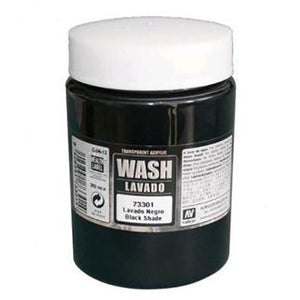 Vallejo Wash 73.301 Dipping Formula Black 200ml