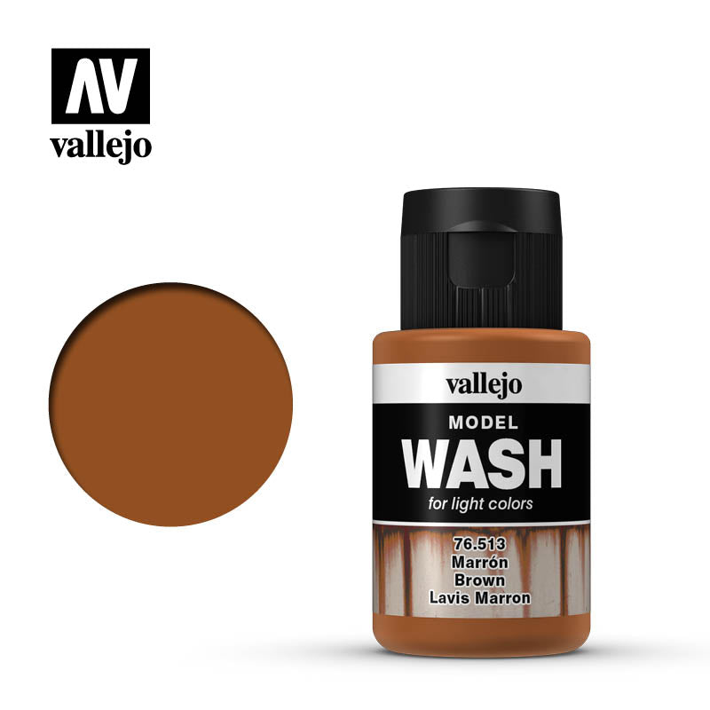 Vallejo Wash 76.513 Brown Wash 35ml