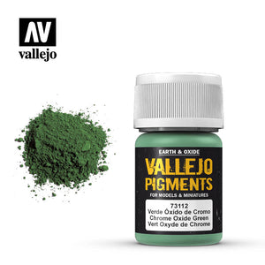 Vallejo Pigments 73.112 Chrome Oxide Green 30ml