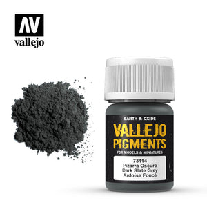 Vallejo Pigments 73.114 Dark Slate Grey 30ml