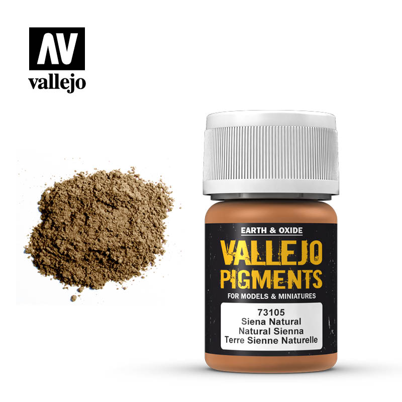 Vallejo Pigments 73.105 Natural Sienna 30ml