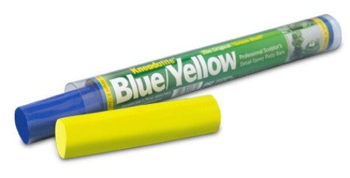 Green Stuff Kneadatite Blue/Yellow Two-Part Epoxy Putty Bars 3-1/2