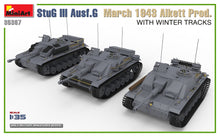 Load image into Gallery viewer, MiniArt 1/35 German StuG.III Ausf.G 3/43 Alkett Prod. w/Winter Tracks Interior Kit 35367