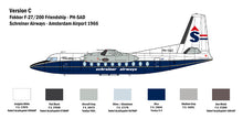 Load image into Gallery viewer, Italeri 1/72 Fokker  F27 Friendship 1430