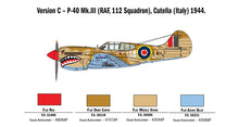 Load image into Gallery viewer, Italeri 1/48 US P-40 E/K Kittyhawk 2795